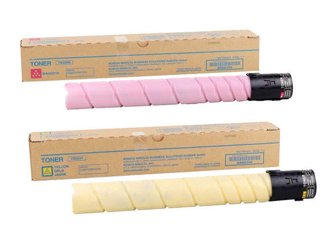 Tonalizador de TN324 CMYK Konica Minolta compatível para Bizhub genuíno C308