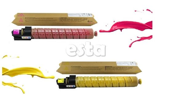 AMARELO DO CARTUCHO DA CÓPIA DE RICOH PARA MP3000E MPC2500 C.M.Y.K