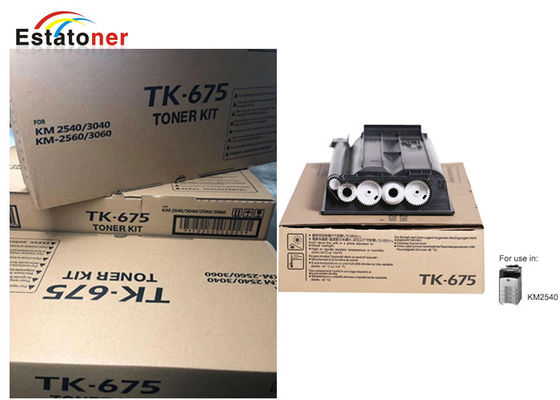 Kyocera TK 675, 678, 679 KM-2540 Cartucho de tóner preto compatível