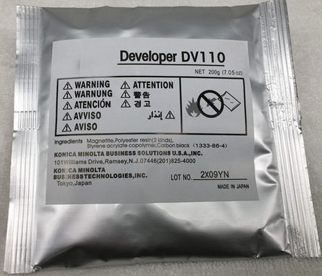 Konica Minolta Bizhub 211 Desenvolvedor DV 110 Sacos Preto Para Bizhub 162 163 220