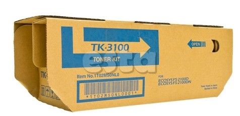 Cartuchos de toner preto Kyocera TK-3100 para Kyocera M3040DN / M3540DN
