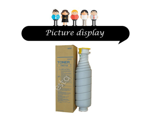 TN 710 02XJ Cartucho de tônico para fotocopiador preto, tônico de consumo para Bizhub 600 601 750 751