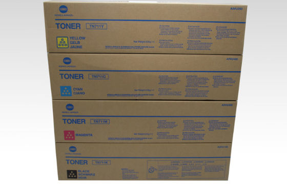 Toner Konica Minolta Color BH - C654 / C754 TN711 Preto / Ciano / Magenta / Amarelo