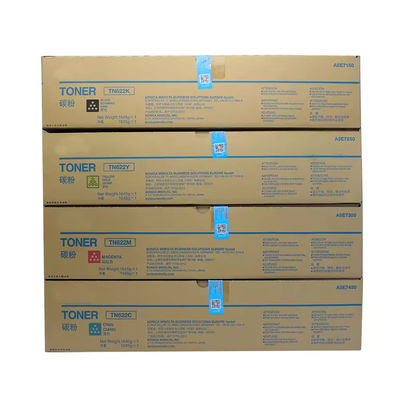 Conjunto de Toner TN-622 CMYK para Copiadora Konica Minolta Bizhub