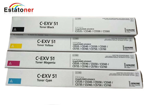 Conjunto de cartuchos de toner de impressora Canon NPG-71 C-EXV51 de alto rendimento para a série ImageRunner