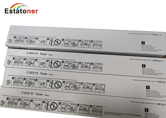 Conjunto de cartuchos de toner de impressora Canon NPG-71 C-EXV51 de alto rendimento para a série ImageRunner
