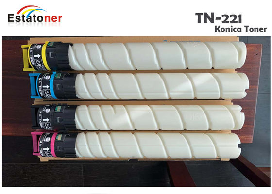 Pacote a granel acessível de toner Konica TN221 com garantia para impressoras BIZHUB C227, C287 Konica Minolta