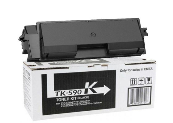 Cartuchos de toner TK do OEM Kyocera - preto 1T02CKVNL0 do jogo de 590 tonalizadores - 7000 páginas