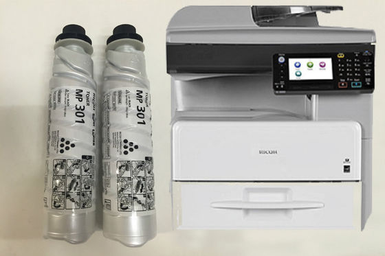Cartuchos de toner genéricos preto Ricoh MP 301 Color 841767 para Ricoh Aficio MP301spf
