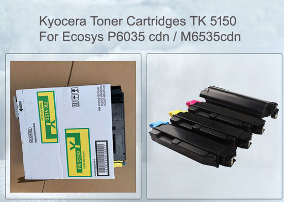 KYOCERA TK-5150Y TONER CARTRIDGE 1T02NSANL0 PARA ECOSYS 6535, 4 PCS por conjunto de 10K páginas