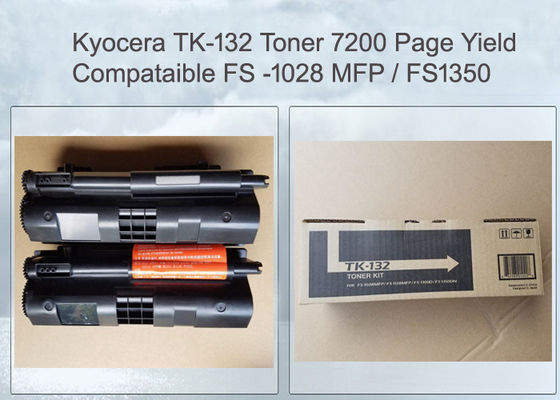 Toner Preto Tk-132 Tk132 Compatível Para Kyocera Mita Fs-1028mfp Fs-1300d Fs-1350
