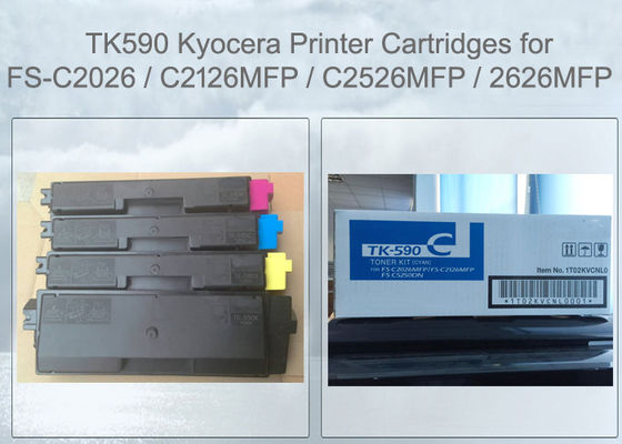 O cartucho de toner compatível TK590 de Kyocera cabe Kyocera FS C2026 FS C2126 FS C5250 FS C2526