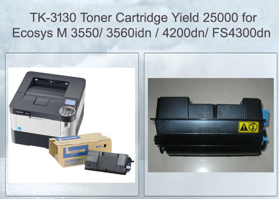 Rendimento alto 25000P do laser TK3130 do preto do tonalizador FS4200 de Kyocera Ecosys