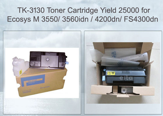 Rendimento alto 25000P do laser TK3130 do preto do tonalizador FS4200 de Kyocera Ecosys