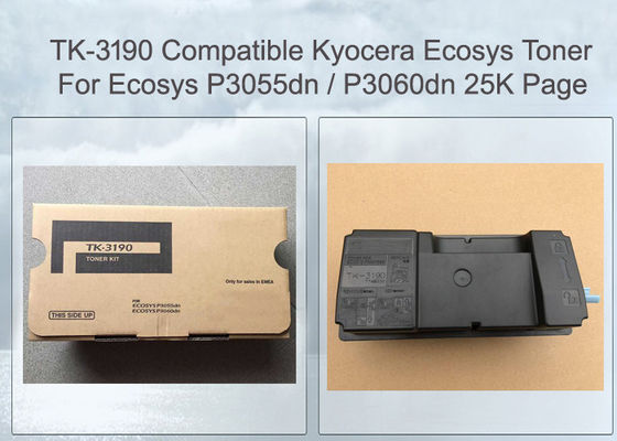 TK-3190 Cartucho de Tonador Kyocera Preto de Alta Capacidade Extra Para Impressora Mono ECOSYS P3055