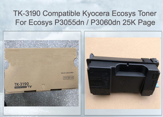 TK-3190 Cartucho de Tonador Kyocera Preto de Alta Capacidade Extra Para Impressora Mono ECOSYS P3055