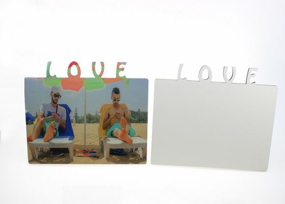 Moldura de Foto de Madeira DIY em Branco por Sublimação Amor MDF Moldura Presente de Foto Pintura