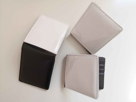 Carteira de couro da bolsa do homem da placa da sublimação com única impressão de Sids com o bolso de cartão da identificação