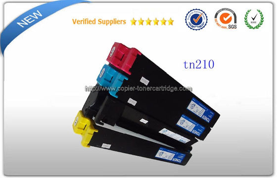 Toner Laser Color Preto Ciano Magenta Amarelo TN210 Para Konica Minolta Bizhub C250 C252